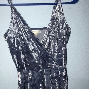 Women’s medium blue velvet dress